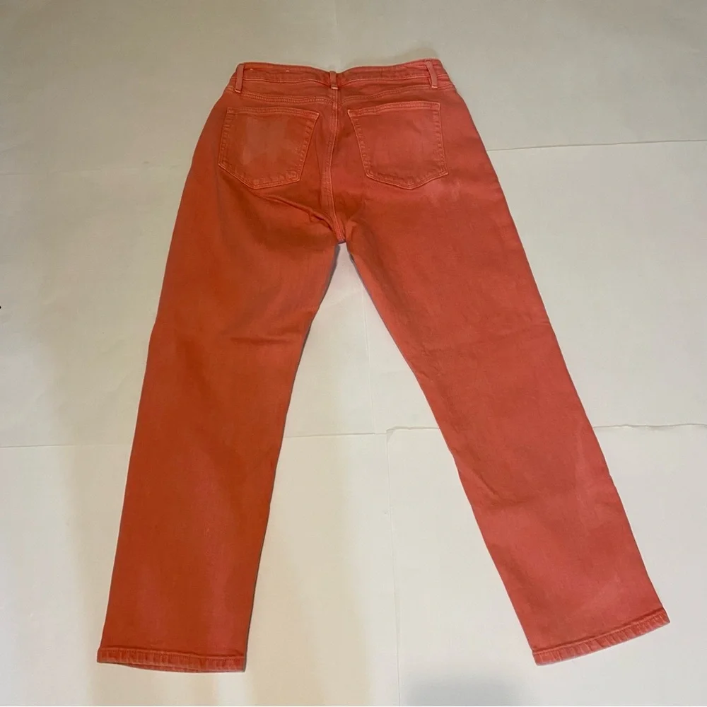 Loft Coral Straight-Leg Jeans
